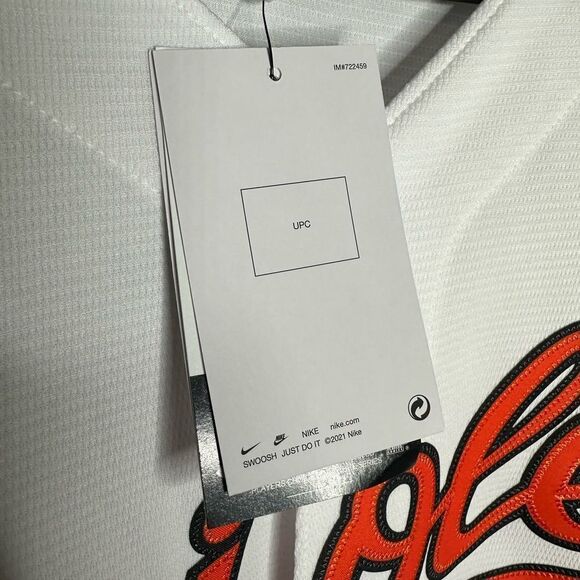 NWT Nike Baltimore Orioles Gunnar Henderson #2 White Baseball Jersey MLB Large - Picture 9 of 9